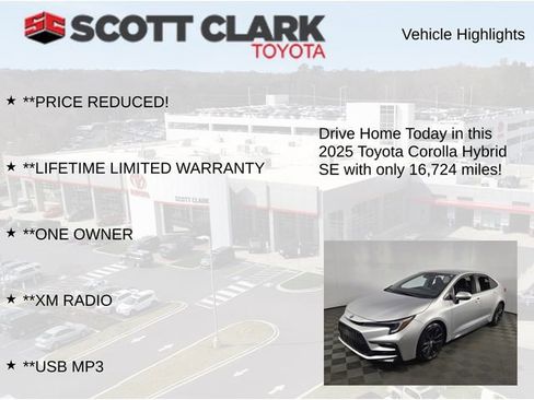 Used 2025 Toyota Corolla SE FWD image 12