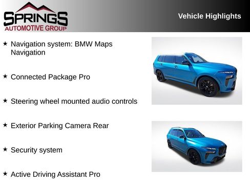 Used 2024 BMW X7 M60i w/ Executive Package image 2