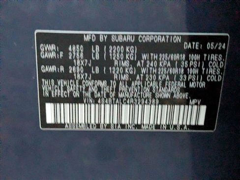 Certified 2024 Subaru Outback Onyx Edition image 25
