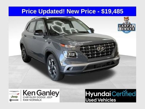 Certified 2023 Hyundai Venue Limited w/ Cargo Package FWD image 1