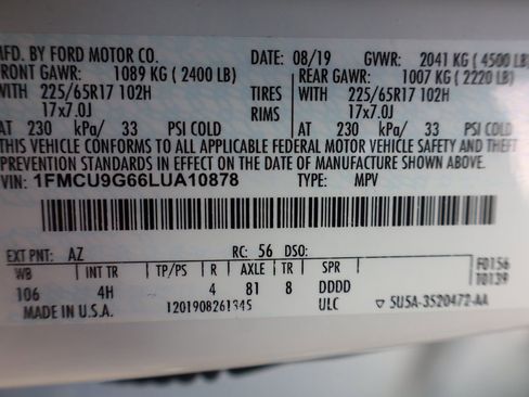 Used 2020 Ford Escape SE AWD/4WD image 46