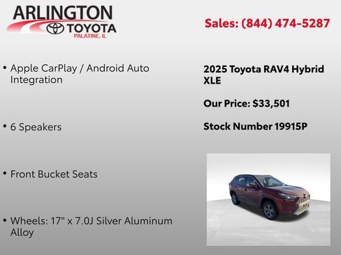 Used 2025 Toyota RAV4 XLE image 4