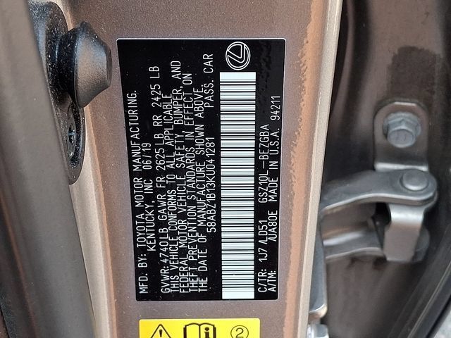 Used 2019 Lexus ES 350 w/ Premium Package FWD image 27