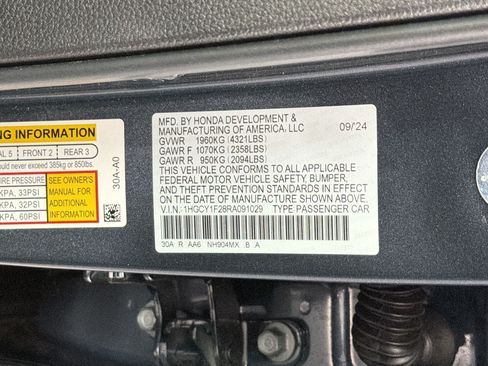 Certified 2024 Honda Accord LX image 20