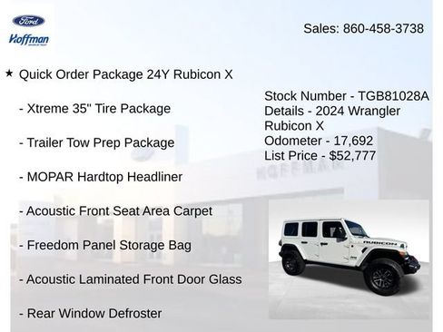 Used 2024 Jeep Wrangler Unlimited Rubicon AWD/4WD image 5