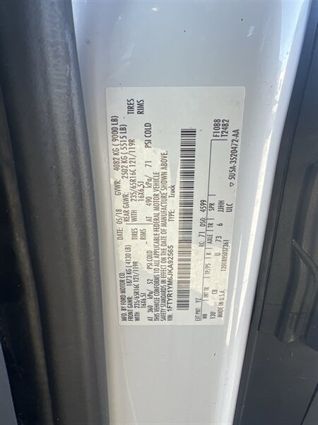 Used 2018 Ford Transit 250 130 Low Roof w/ Exterior Upgrade Package RWD image 7