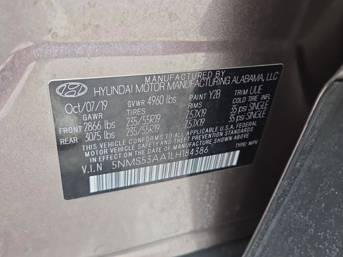 Used 2020 Hyundai Santa Fe Limited FWD image 22
