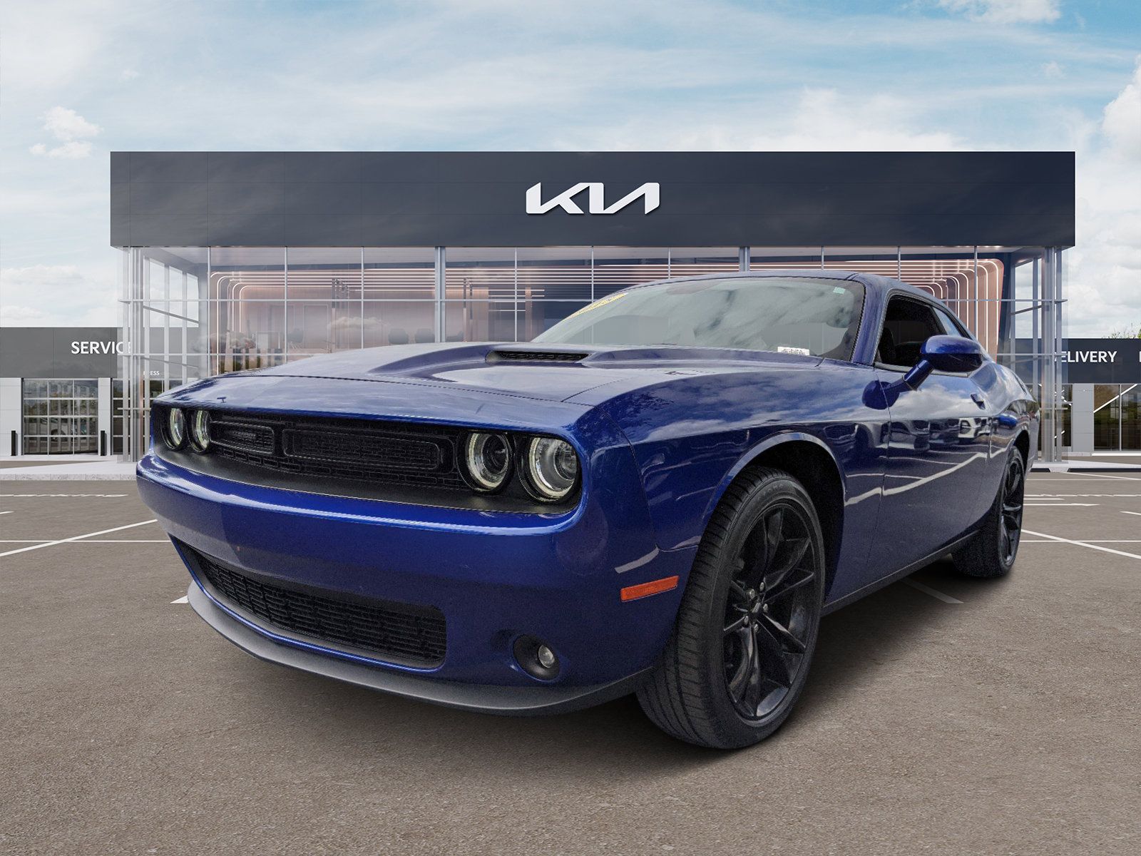 Used 2018 Dodge Challenger SXT w/ Blacktop Package RWD image 5