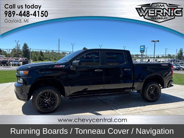 Certified 2021 Chevrolet Silverado 1500 Custom Trail Boss AWD/4WD image 1