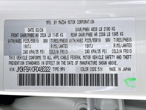 Used 2024 MAZDA CX-5 Carbon Edition image 35