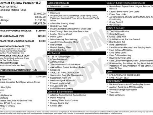 Used 2020 Chevrolet Equinox Premier AWD/4WD image 5