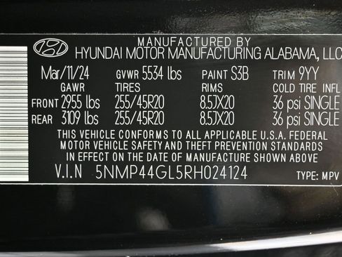 Used 2024 Hyundai Santa Fe Limited image 45