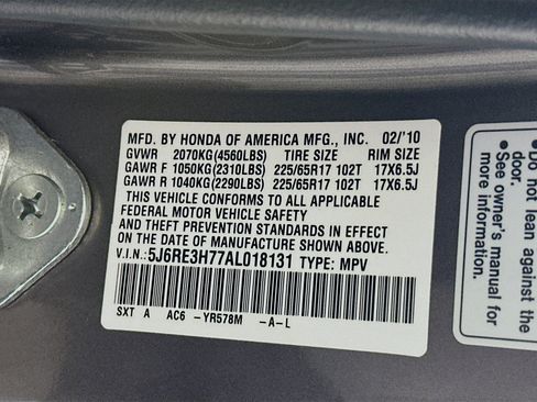 Used 2010 Honda CR-V EX-L image 12
