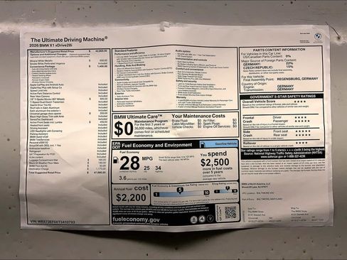 New 2026 BMW X1 xDrive28i w/ Convenience Package image 12