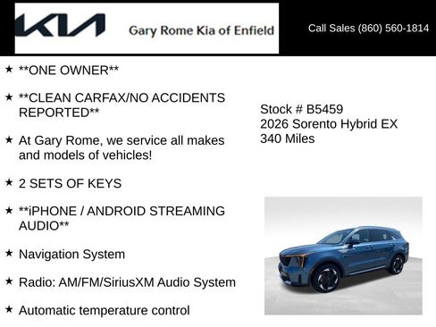 Used 2026 Kia Sorento EX AWD/4WD image 6