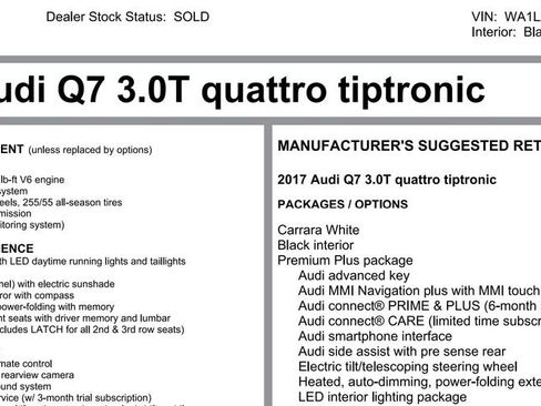 Used 2017 Audi Q7 3.0T Premium Plus image 17