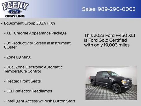 Used 2023 Ford F150 XLT w/ Equipment Group 302A High AWD/4WD image 14