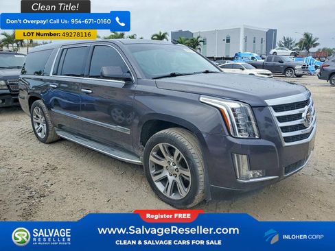 Used 2015 Cadillac Escalade ESV Luxury AWD/4WD image 5