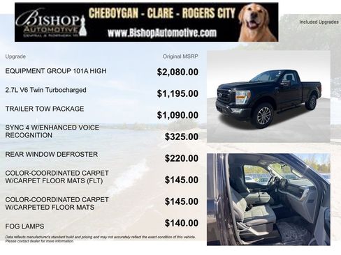 Used 2021 Ford F150 XL w/ Equipment Group 101A High AWD/4WD image 3