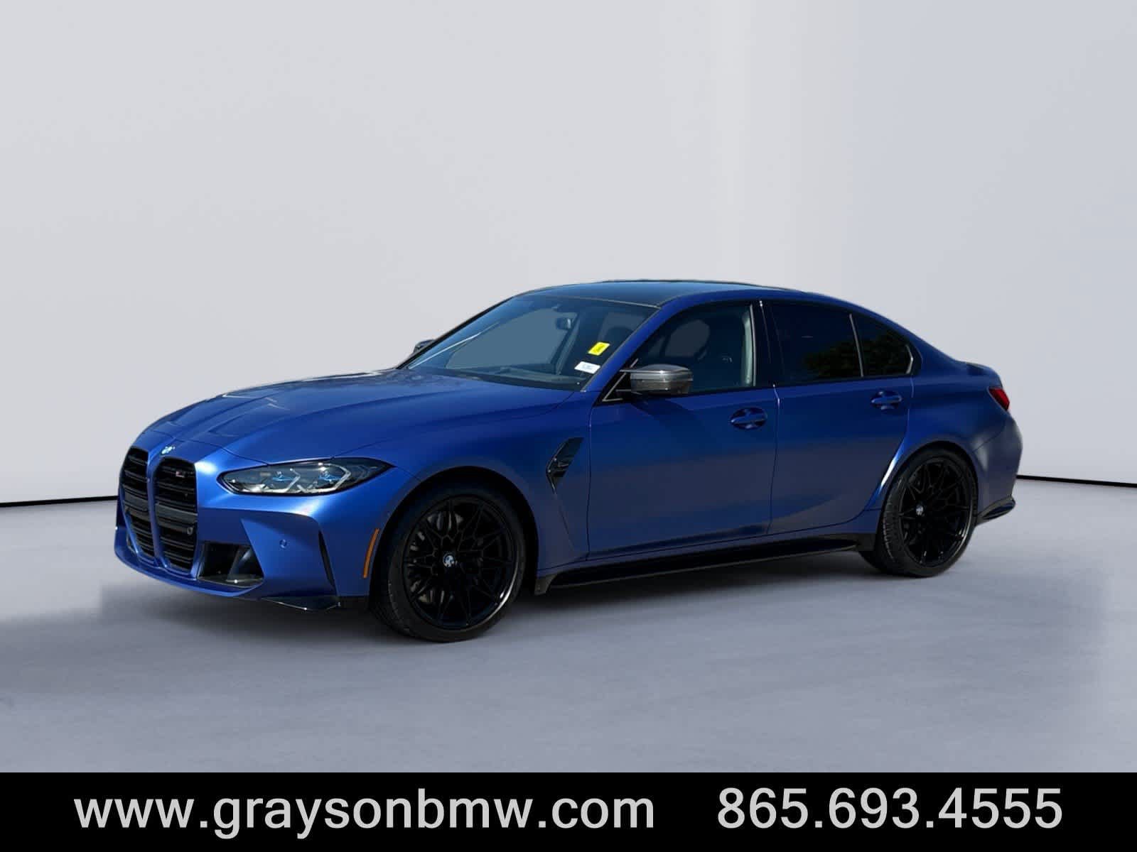 Used 2024 BMW M3 Competition w/ M Carbon Exterior Package RWD image 7