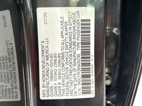Used 2025 Honda Accord LX image 2
