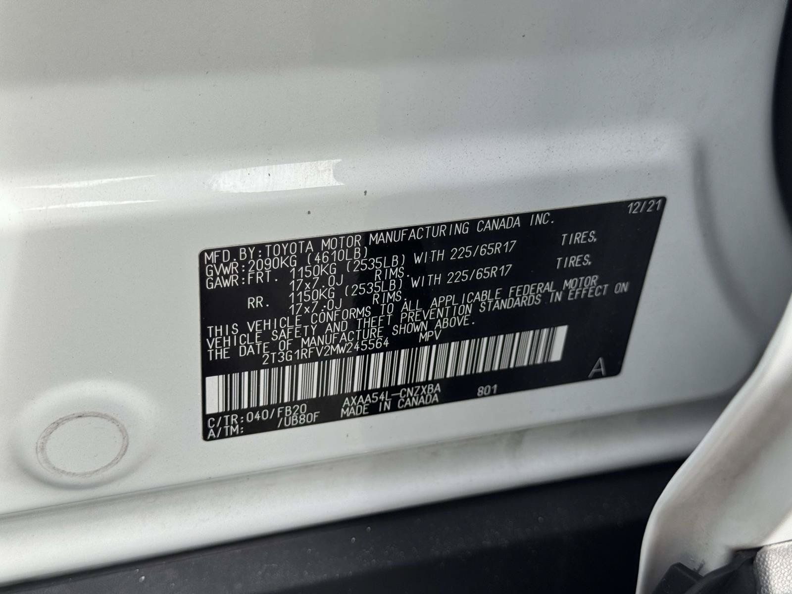 Used 2021 Toyota RAV4 LE AWD/4WD image 16