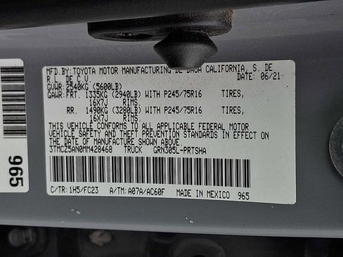 Used 2021 Toyota Tacoma SR5 image 24