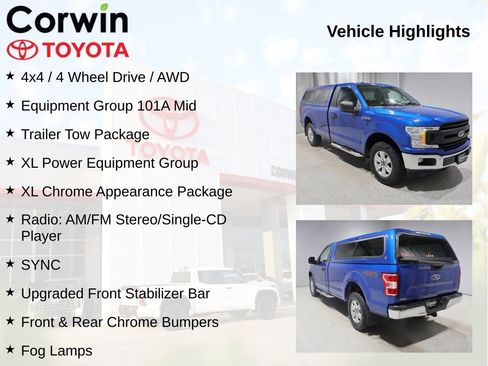 Used 2018 Ford F150 XL w/ Equipment Group 101A Mid AWD/4WD image 11