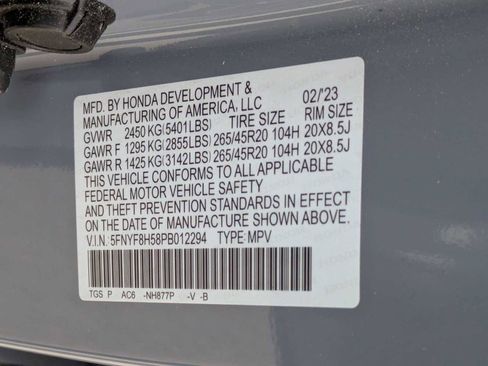 Certified 2023 Honda Passport EX-L image 35