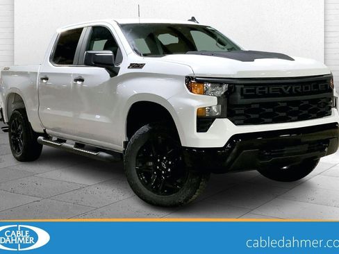 New 2026 Chevrolet Silverado 1500 Custom Trail Boss w/ Turbomax Blackout Package AWD/4WD image 1