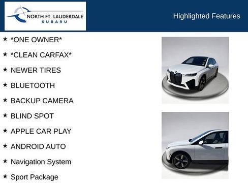 Used 2025 BMW iX xDrive50 w/ Sport Package image 7