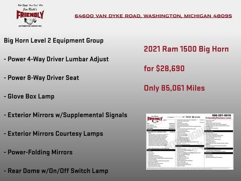Used 2021 RAM 1500 Big Horn AWD/4WD image 5