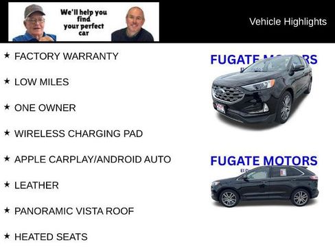 Certified 2022 Ford Edge Titanium w/ Class II Trailer Tow Package AWD/4WD image 8