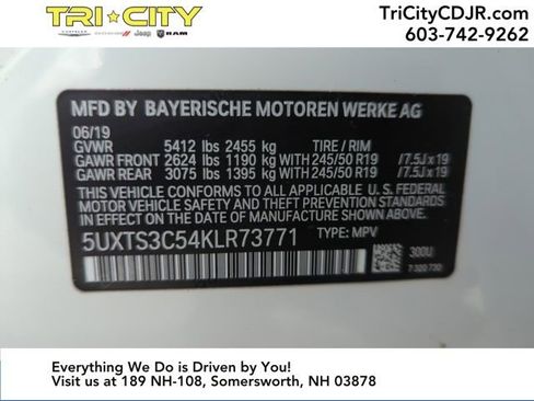 Used 2019 BMW X3 M40i w/ Driving Assistance Package image 37