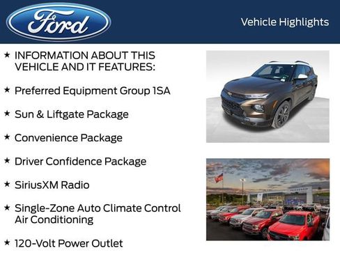 Used 2021 Chevrolet TrailBlazer ACTIV w/ Sun and Liftgate Package image 4