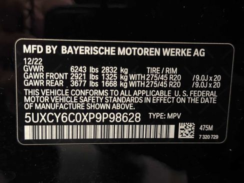 Certified 2023 BMW X6 xDrive40i w/ Premium Package image 22