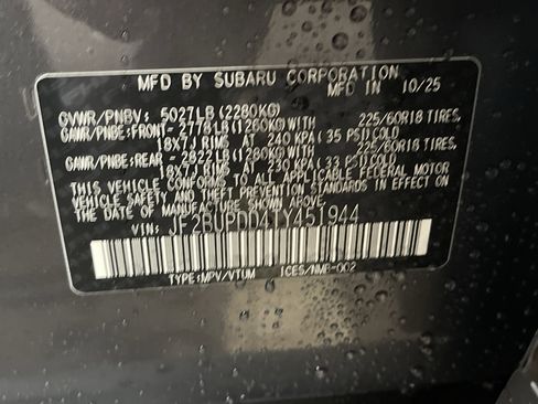 New 2026 Subaru Outback Limited image 26