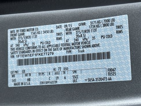 Used 2015 Ford F150 Lariat AWD/4WD image 36