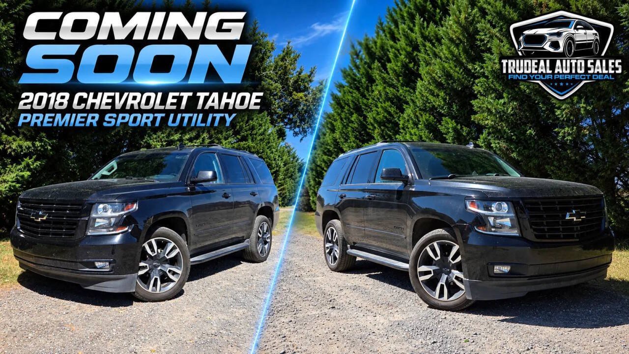 Used 2018 Chevrolet Tahoe Premier w/ RST 6.2L Performance Edition AWD/4WD image 1