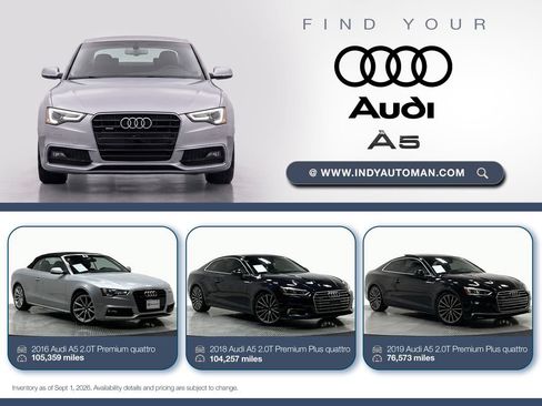 Used 2020 Audi A5 2.0T Premium Plus w/ Premium Plus AWD/4WD image 14