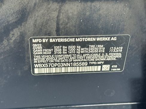 Used 2022 BMW X3 xDrive30i w/ M Sport Package 2 image 33