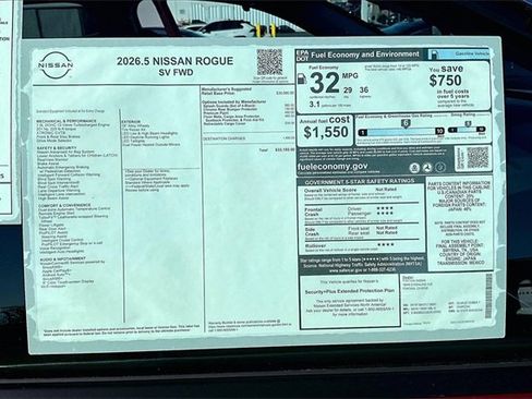 New 2026 Nissan Rogue SV image 12