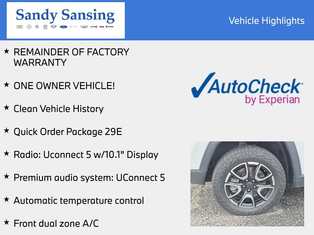 Used 2025 Jeep Compass Trailhawk AWD/4WD image 8
