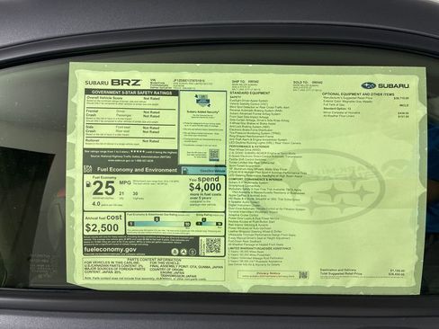 New 2026 Subaru BRZ Limited RWD image 8