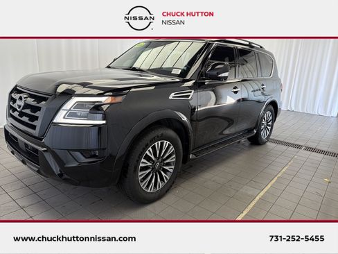 Used 2022 Nissan Armada SL w/ Midnight Edition Package RWD image 1