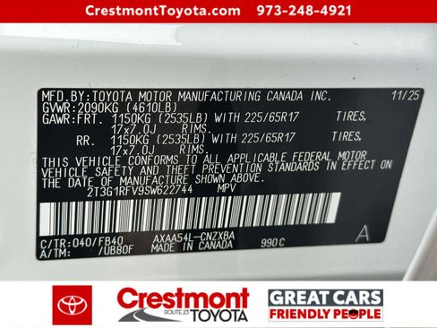 Certified 2025 Toyota RAV4 LE AWD/4WD image 15