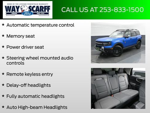 New 2025 Ford Bronco Sport Badlands w/ Badlands Tech Package image 12