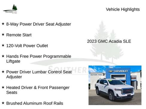 Used 2023 GMC Acadia SLE w/ Driver Convenience Package FWD image 22