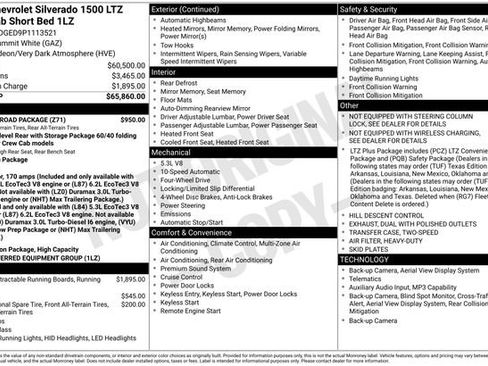 Certified 2023 Chevrolet Silverado 1500 LTZ w/ Z71 Off-Road Package image 7