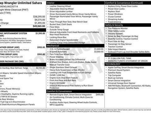 Used 2018 Jeep Wrangler Unlimited Sahara image 13